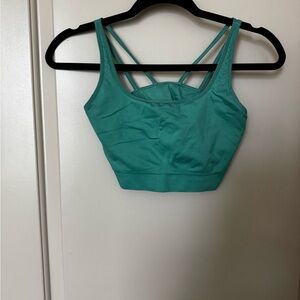 NVGTN Women's Teal Strappy Sports Bra